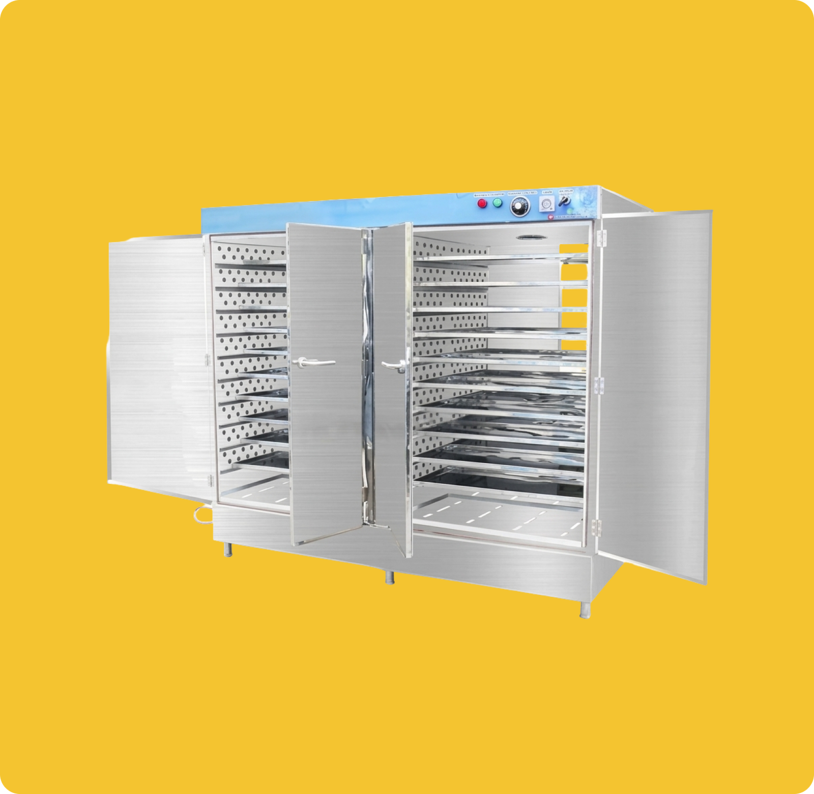 Oven Pengering  Multiguna Stainless  Steel dengan Rak  Susun